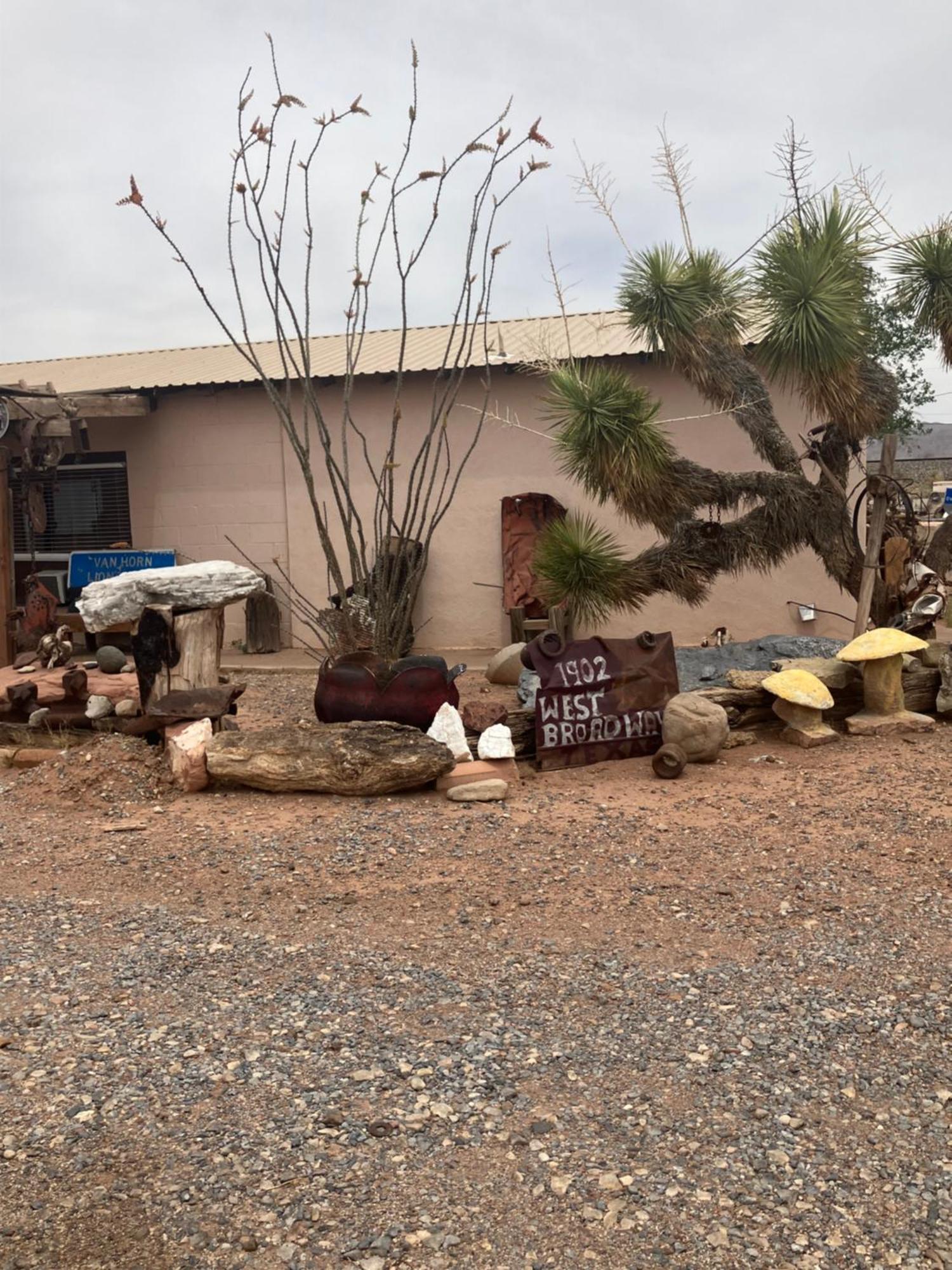 Vila A Taste Of West Texas The Old Rock Shop Van Horn Exteriér fotografie